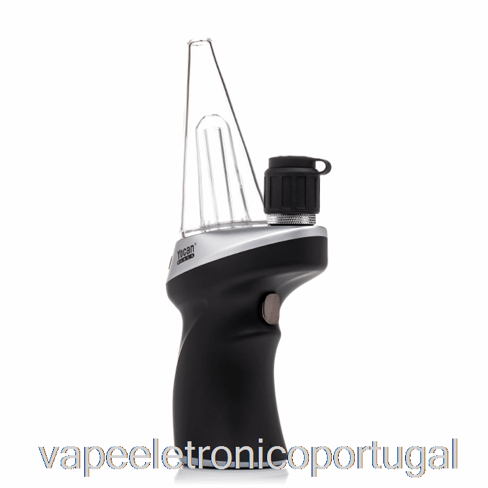 Vape Eletrônico Yocan Preto Phaser Max E-rig Prata